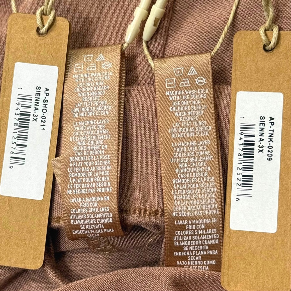 SKIMS‎ Sleep Tank + Short Set Sienna 3X - Picture 11 of 12